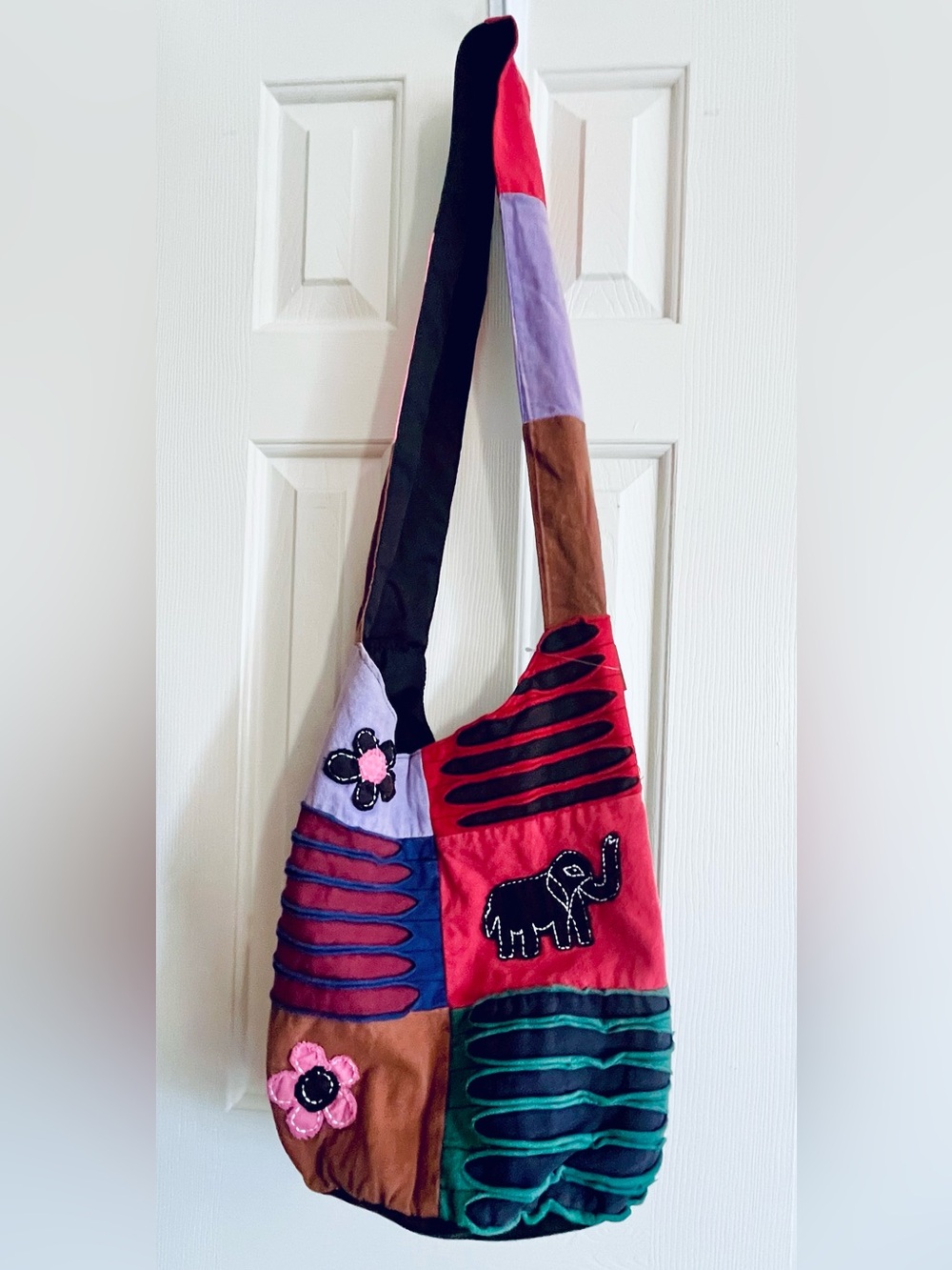 Handcrafted Indian Boutique Multicolor Patchwork Shoulder Bag